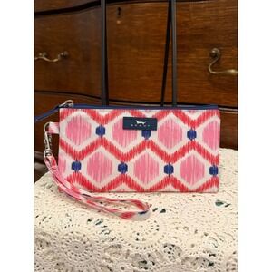 Scout Colorful Wristlet Waterproof Pouch Removable Wristlet Diamond Pattern